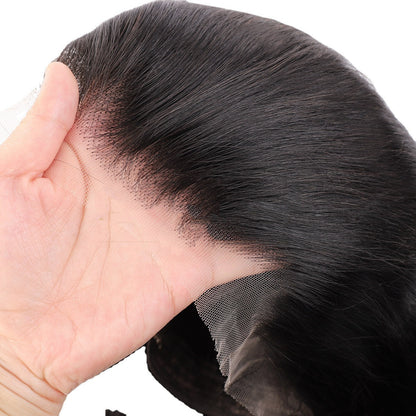 Human Hair Bone Straight Wig